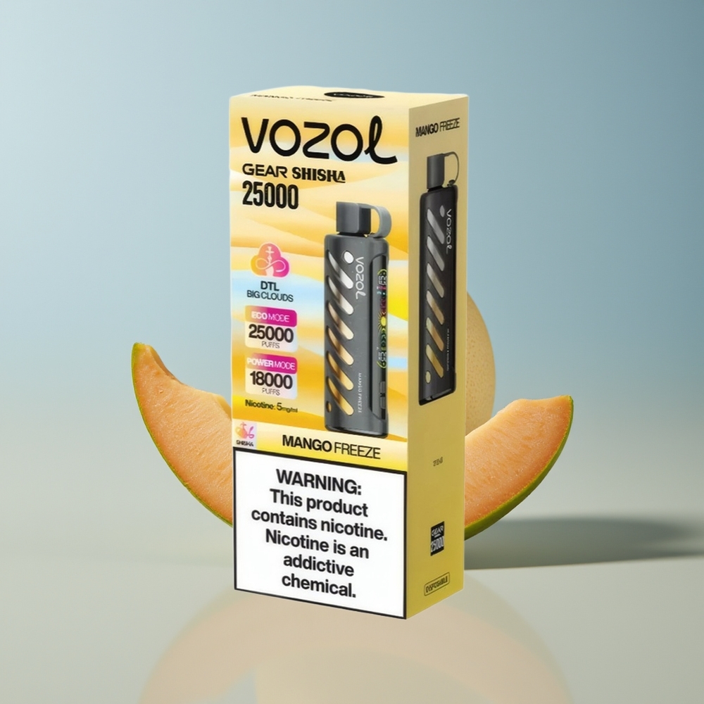 VOZOL Gear Shisha 25000 Helado de Mango con Dual Mesh