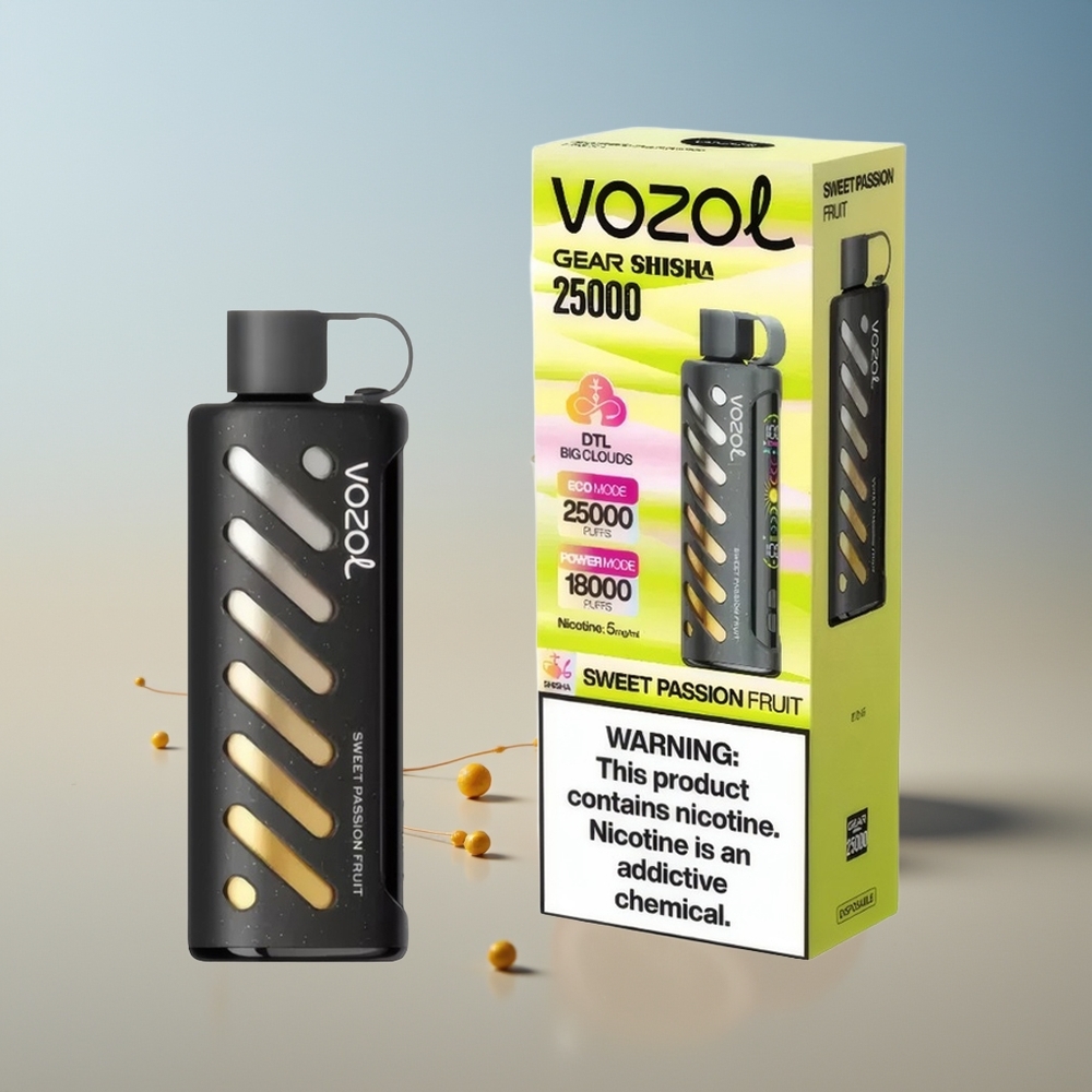 VOZOL Gear Shisha 25000 Pasión Frutal con Dual Malla