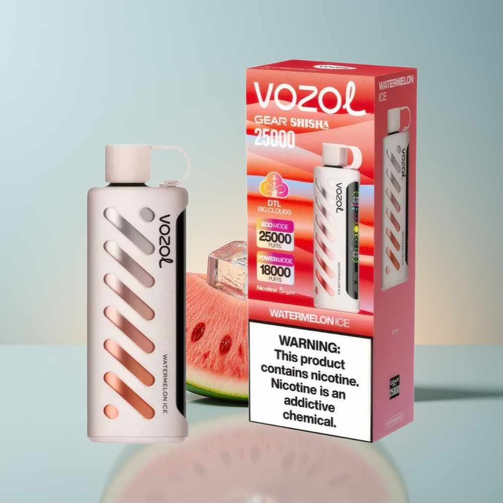 VOZOL Gear Shisha 25000 Sandía Hielo con Dual Mesh